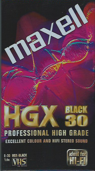 MAXELL HGX BLACK 30 MIN